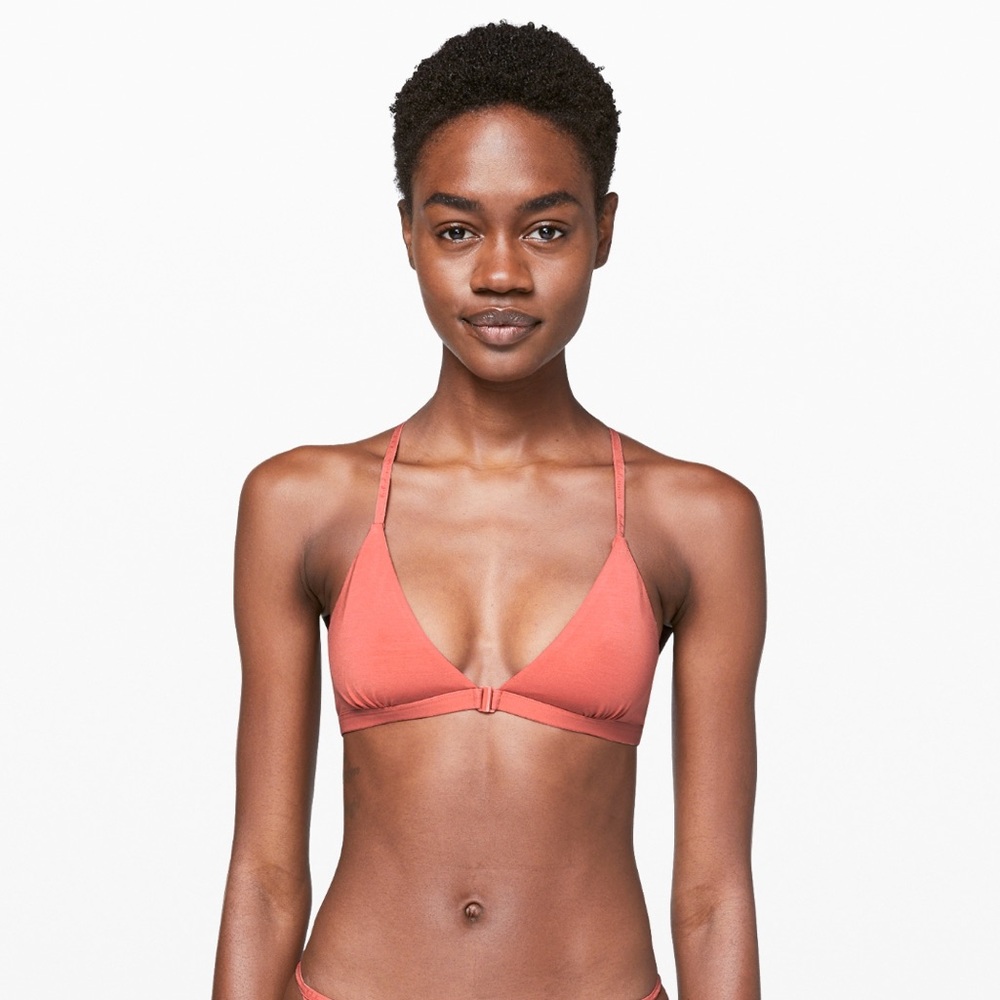 Lululemon Simply There Triangle Bralette Pink XS - Picture 1 of 4
